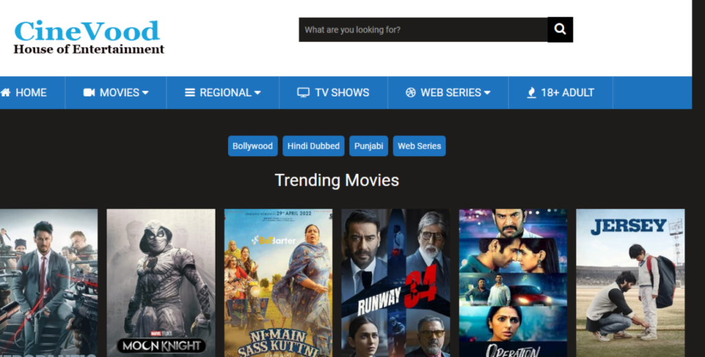 Cinevood 2022 : Cinevood Online Movies Download Illegal website